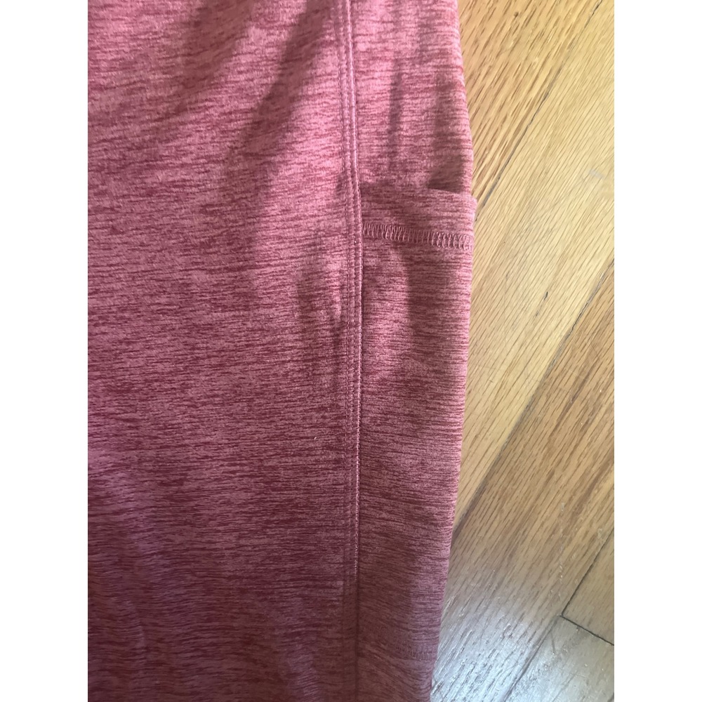 Sonoma Goods For Life Weekender 7/8 Leggings Orange High Rise Pockets L - Picture 2 of 4